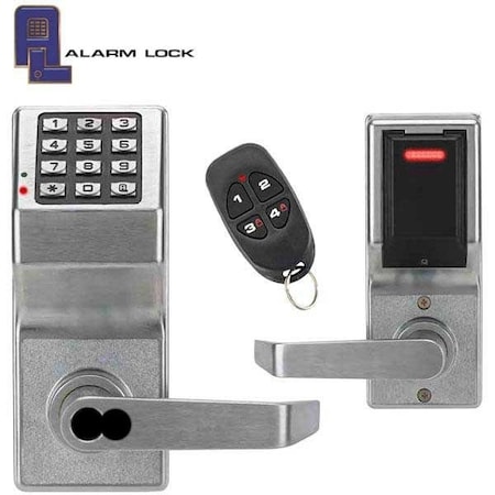Alarm Lock Access Control Lever Lock T2 SFIC Core Prep Lockdown Indicator and Keyfob US26D ALL-DL2700LD-IC-26D